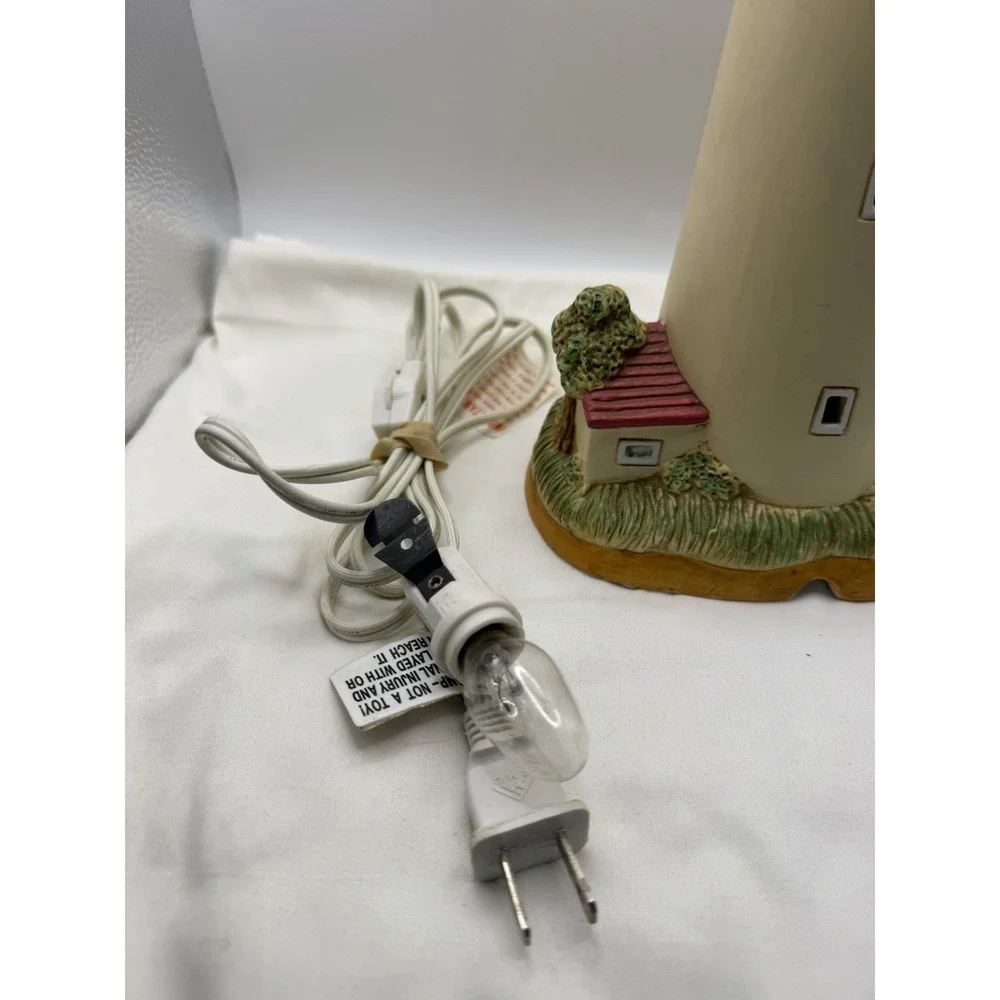 Lefton Lighthouse Cape May Point Light Figurine 1993